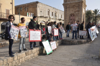 بالفيديو: حركة الشبيبة اليافية تُنظم تظاهرة في دوار الساعة دعماً لأسرى الداخل 